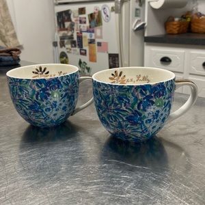 EUC Lily Pulitzer Mugs, set of 2
